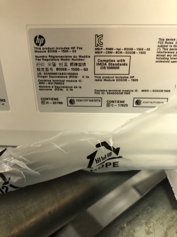 Photo 1 of HP Color LaserJet Pro M283fdw Wireless All-in-One Laser Printer, Remote Mobile Print, Scan & Copy, Duplex Printing, Works with Alexa (7KW75A), White