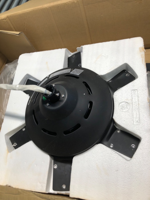 Photo 4 of Westinghouse Lighting Widespan Industrial Ceiling Fan with Remote, 100 Inch, Matte Black
selling for parts only