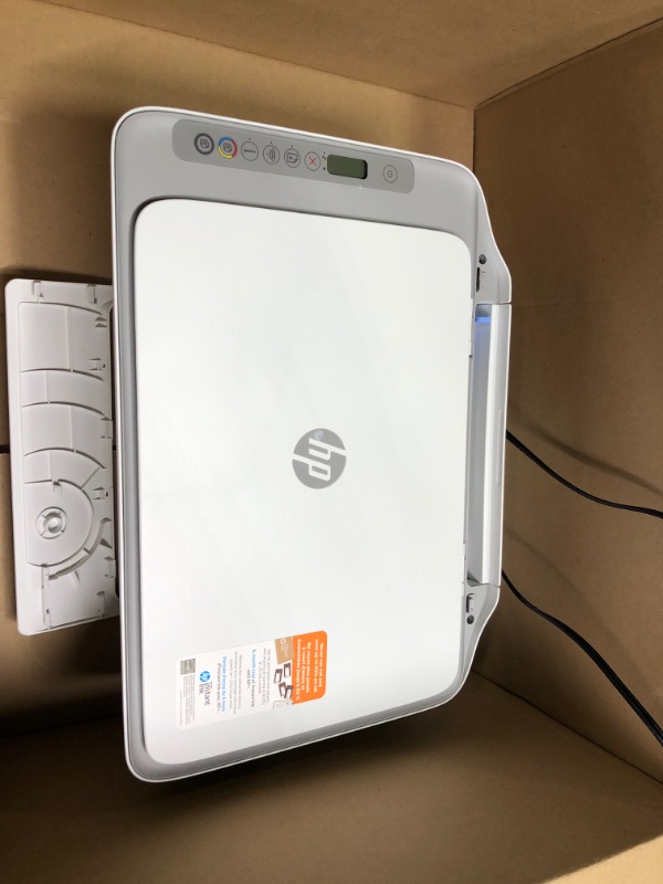 Photo 1 of HP DeskJet 2755e Wireless Inkjet Color All-in-One Printer | Print Copy Scan | Up to 4800 x 1200 DPI | WiFi USB Connectivity Smart Printing System | White I...
