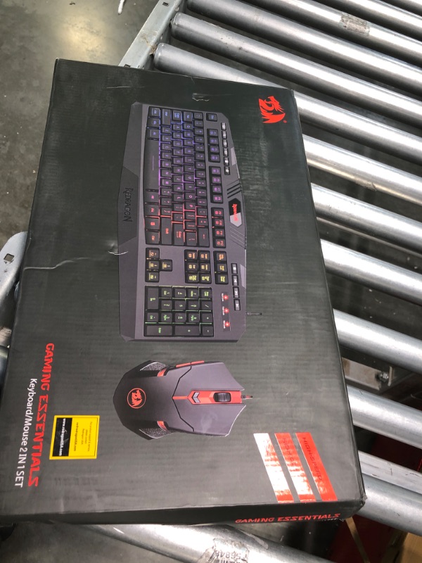 Photo 2 of Redragon S101 Gaming Keyboard, M601 Mouse, RGB Backlit Gaming Keyboard, Programmable Backlit Gaming Mouse, Value Combo Set [New Version] Black