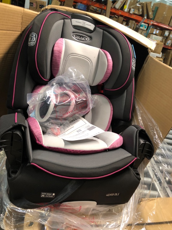 Photo 3 of Graco 4Ever DLX 4 in 1 Car Seat | Infant to Toddler Car Seat, with 10 Years of Use, Joslyn, 20x21.5x24 Inch DLX Joslyn