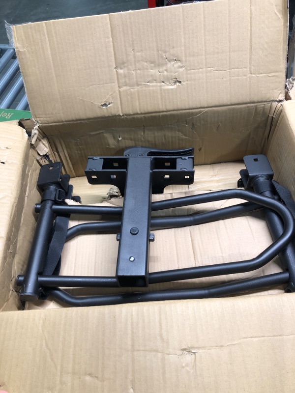 Photo 1 of Leader Accessories 2-Bike Platform Style Hitch Mount Bike Rack, Tray Style Bicycle Carrier Racks Foldable Rack for Cars, Trucks, SUV and Minivans with 2" Hitch Receiver 2 Bike