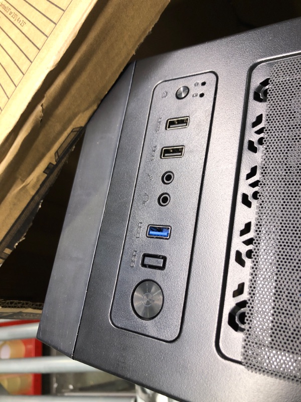 Photo 1 of Zalman T7 ATX Mid Tower Computer/PC Case, Pre-Installed Two 120mm Fans with Smoky Acrylic Side Panel and Patterned Mesh Design, Black
unable to test
