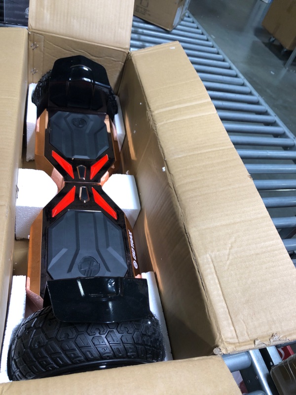 Photo 1 of Gotrax 8.5" All Terrain Offroad Hoverboard, with Music Speaker and LED Light Self Balancing Scooters, UL2272 Certified &144Wh Battery Up to 7 Miles, Dual 250W Motor Up to 7.5Mph for 220lbs Rosegold