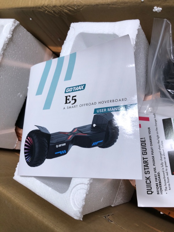 Photo 1 of Gotrax 8.5" All Terrain Offroad Hoverboard, with Music Speaker and LED Light Self Balancing Scooters, UL2272 Certified &144Wh Battery Up to 7 Miles, Dual 250W Motor Up to 7.5Mph for 220lbs Rosegold