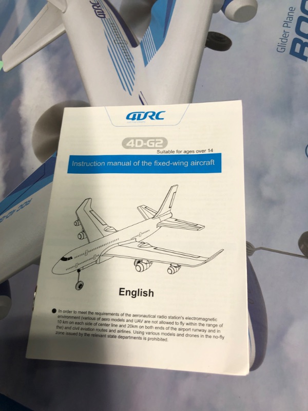 Photo 1 of 4DRC RC Plane,G2 Remote Control Jet Airplane for Beginners Adult,Ready to Fly Airplane with One Key Aerobatic,LED Light,4-Axis Fighter Jet,2.4Ghz Plane for Kids Boys Girls Beginner,2 Battery