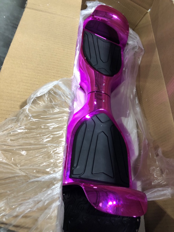 Photo 4 of Hoverboard for Kids Ages 6-12 by Rawrr Lite, Self-Balancing Scooter with Infinite LED Light and Build-in Speaker, Black Tires, Enhanced Safety - Purple Purple w/ Infinity Wheel