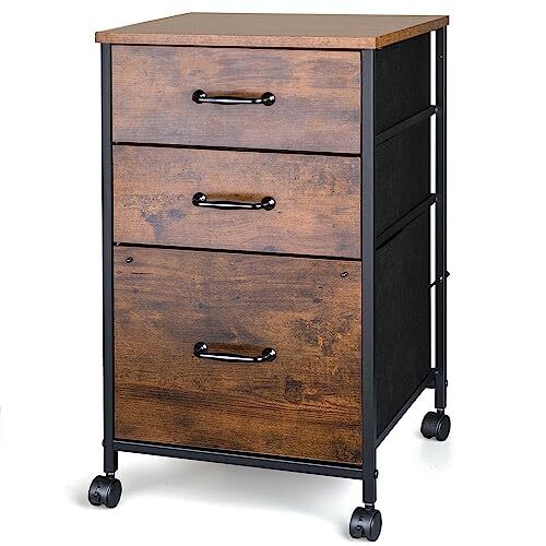 Photo 1 of Finnhomy 3-Drawer Mobile File Cabinet for Home Office