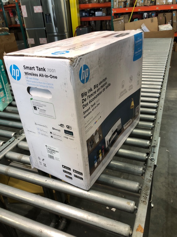 Photo 2 of HP Smart -Tank 7001 Wireless All-in-One Cartridge-free Ink -Tank Printer, up to 2 years of ink included, mobile print, scan, copy (28B49A)