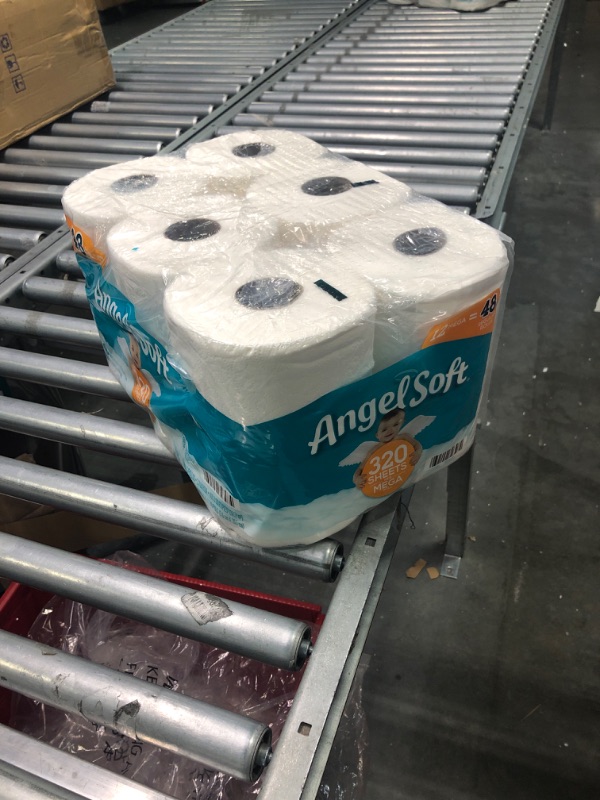 Photo 2 of Angel Soft® Toilet Paper, 48 Mega Rolls = 192 Regular Rolls, 2-Ply Bath Tissue