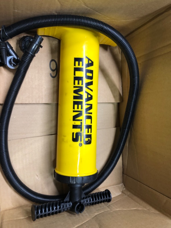 Photo 3 of ADVANCED ELEMENTS Double Action Pump w/Pressure Gauge Yellow