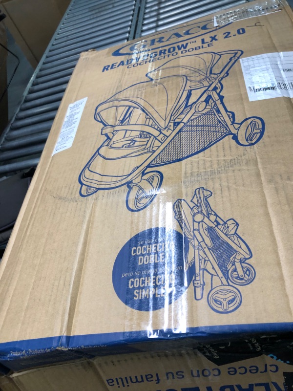 Photo 1 of Graco Ready2Grow 2.0 Double Stroller Features Bench Seat and Standing Platform Options, Rafa Ready2Grow 2.0 Rafa