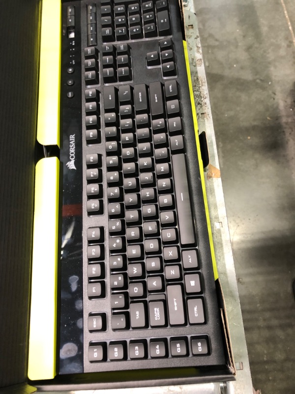 Photo 1 of CORSAIR K57 RGB Wireless Gaming Keyboard, Black & MM800 Polaris RGB Mouse Pad - 15 RGB LED Zones - USB Pass Through - High-Performance Mouse Pad Optimized for Gaming Sensors, Black