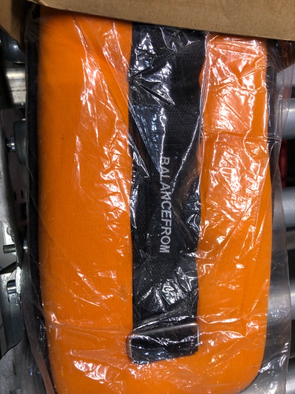 Photo 1 of BalanceFrom Fully Adjustable Ankle Wrist Arm Leg Weights H: Orange 20lbs Per Pair