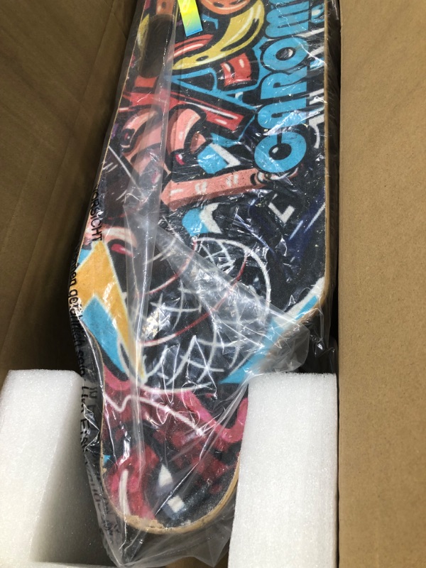 Photo 3 of Caroma Electric Skateboards with Remote, 700W Dual Motor, 18.6 MPH Max Speed, 12 Miles Range, Electric Longboard for Adults Multicolor-700W