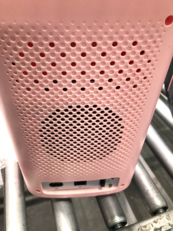 Photo 3 of AstroAI Mini Fridge 2.0 Gen, 6 Liter/8 Cans Makeup Skincare Fridge 110V AC/ 12V DC Portable Thermoelectric Cooler and Warmer Little Tiny Fridge for Bedroom, Beverage, Cosmetics LY2206A (Pink)