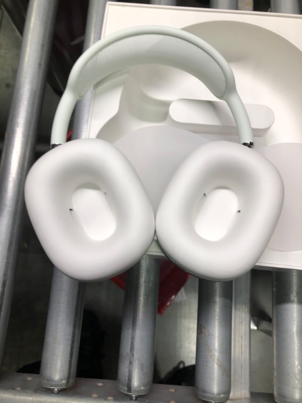 Photo 3 of Apple AirPods Max Wireless Over-Ear Headphones. Active Noise Cancelling, Transparency Mode, Spatial Audio, Digital Crown for Volume Control. Bluetooth Headphones for iPhone - Green