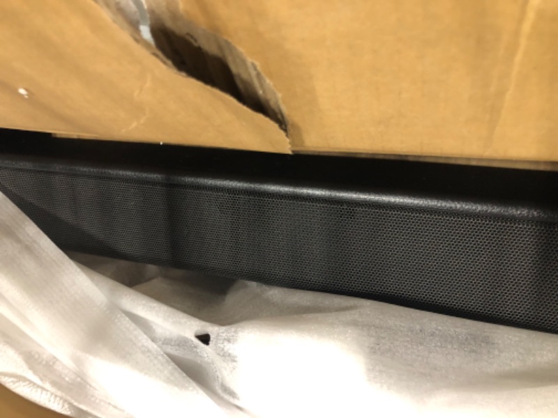 Photo 1 of Sony S100F 2.0ch Soundbar with Bass Reflex Speaker, Integrated Tweeter and Bluetooth, (HTS100F), easy setup, compact, home office use with clear sound black