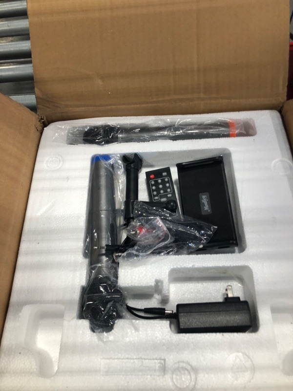 Photo 1 of Moukey Karaoke Machine, Double 10" Woofer PA System with 2 Wireless Microphones, Disco Lights and Echo/Treble/Bass Adjustment, Portable Bluetooth Speaker for Party, Support TWS/REC/AUX/MP3/USB/TF/FM 2023 Double 10" Woofer