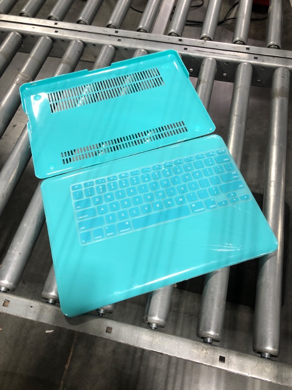 Photo 1 of RUBAN Case for MacBook Pro 13 inch 2012 2011 2010 2009 Release A1278, Plastic Hard Case Shell and Keyboard Cover for Older Version MacBook Pro 13 Inch with CD-ROM - Turquoise