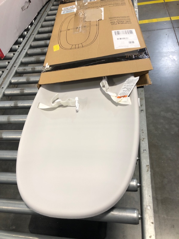 Photo 1 of Evolur Eva Baby Changing Pad in Ligt Gray, Soft and Breathable, Lightweight and Portable Changing Pad, Fits All Changing Table, Waterproof Firm Padding Light Gray