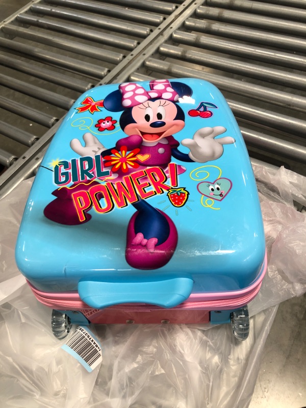 Photo 3 of American Tourister Kids' Disney Hardside Upright Luggage, Minnie Mouse 2, Carry-On 16-Inch Carry-On 16-Inch Minnie Mouse 2