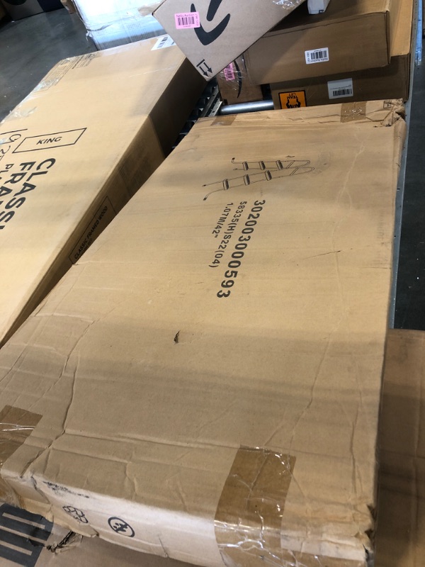 Photo 1 of Steel 36 Inch Heavy Duty Swimming Pool Ladder Above Ground with 3 Plastic Removable Steps Non-Slip Grey Gray