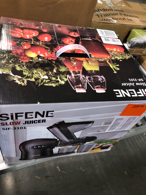Photo 1 of Slow Juicer, SiFENE Cold Press Juicer, Masticating Juicer Machines, Juice Maker Extractor For Vegetable and Fruit, Easy to Clean, Brush& Recipes Included Pro