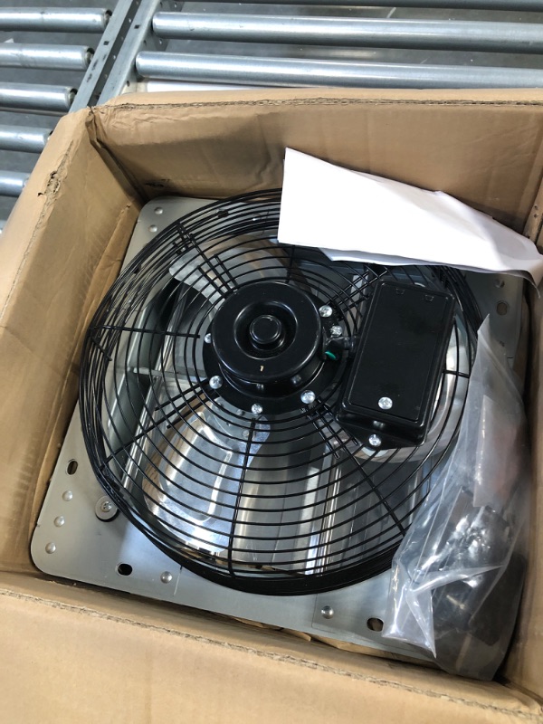 Photo 1 of KEN BROWN 12 Inch Variable Shutter Exhaust Fan Wall Mounted With Speed Controller 1800CFM For Garages And Shops,Greenhouse,Attic Ventilation Fan With Speed Control