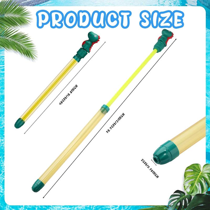 Photo 1 of Leyndo 8PC Water Guns for Kids Bulk 18.8'' Summer Toy Swimming Pool Toys Water Squirter for Kids Water Toys Water Shooter Toys Water Squirt Water Fighting Guns Birthday Summer Pool Party Favor