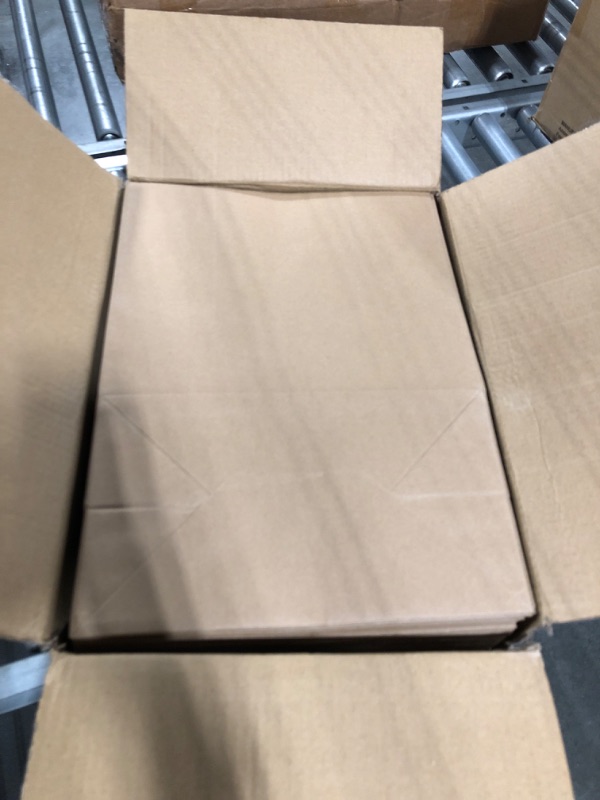 Photo 1 of BagDream Grocery Bags 12x7x17 Inches 100Pcs Heavy Duty Kraft Brown Paper Grocery Bags Durable Kraft Paper Bags, Paper Barrel Sack Bags, 100% Recycled Kraft Paper Gift Bags Bulk Brown 12x7x17