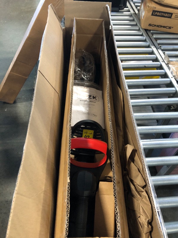 Photo 1 of MZK 2-in-1 Cordless Pole Saw & Mini Chainsaw with 3 Replacement Chain, 20V Battery Pole Chainsaw, 4.5" Cutting Capacity, 13ft Reach Pole Saw for Tree Trimming(Battery and Fast Charger Included)