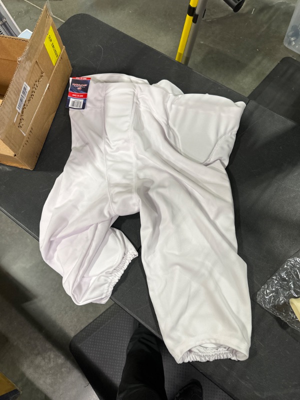 Photo 5 of Rawlings Fppi Lightweight Football Pants | Integrated Pads | Practice/Game Use | Adult Sizes | Multiple Colors White 3X-Large