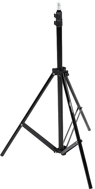 Photo 1 of Amazon Basics Aluminum Light Photography Tripod Stand with Case - 2.8 Feet, Black 1-Pack