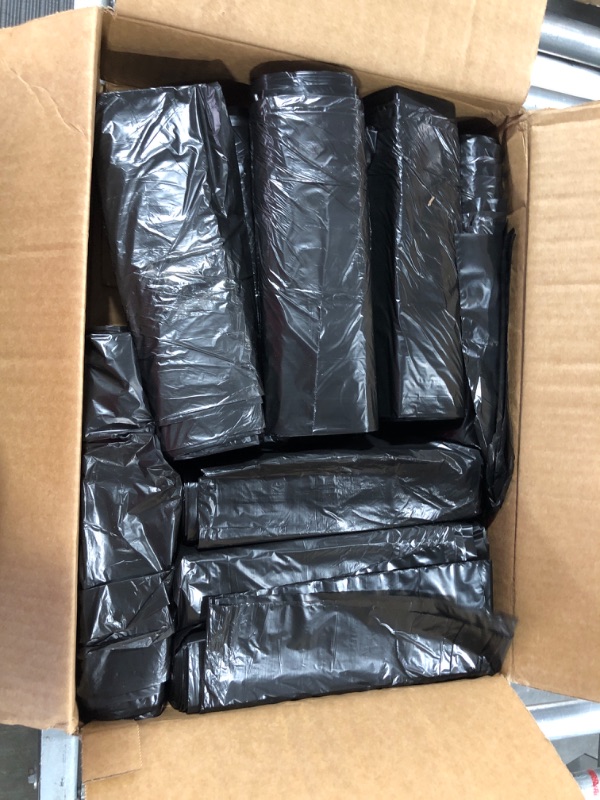 Photo 2 of Top Knot Bags 45 Gallon Garbage Trash Bag 40X46" 1.2 Mil Black 7 Count Can Liner Bulk 40 Gallon 41 Gallon 42 Gallon 43 Gallon 44 Gallon Made in USA