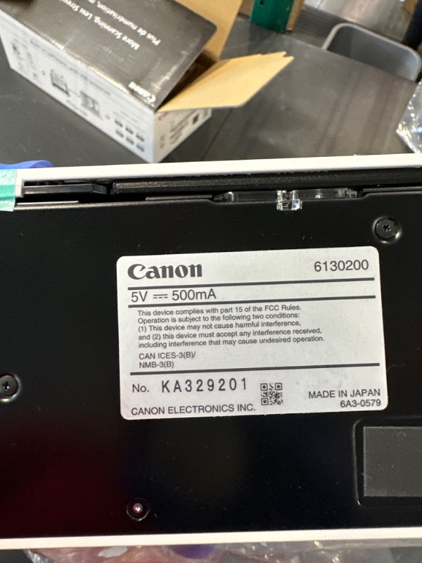 Photo 4 of Canon imageFORMULA R10 Portable Document Scanner, 2-Sided Scanning with 20 Page Feeder, Easy Setup For Home or Office, Includes Software, (4861C001)