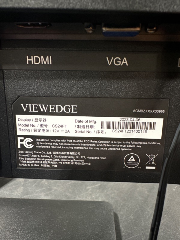 Photo 4 of Viewedge 24 Inch Monitor - Full HD 1080p HDMI 75 Hz - Computer Monitor 24 Inch with Ultra Thin Bezel Designed - Eye Protection (Blue Light Filter & Flicker Free) - Best Office & Gaming Monitor 24 Inch FHD 75hz