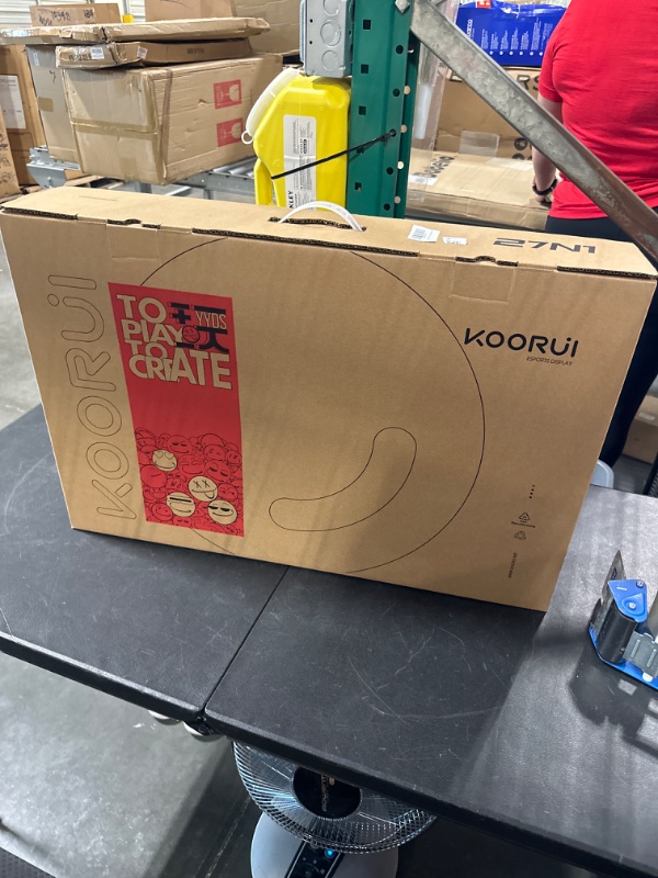 Photo 1 of KOORUI 27 Inch FHD Monitor, Computer Monitors Full HD(1920 x 1080p) IPS Display 75Hz, HDMI, VGA, 5ms Response Time, 75 x 75 mm VESA Mountable, Frameless 27" 75Hz IPS
