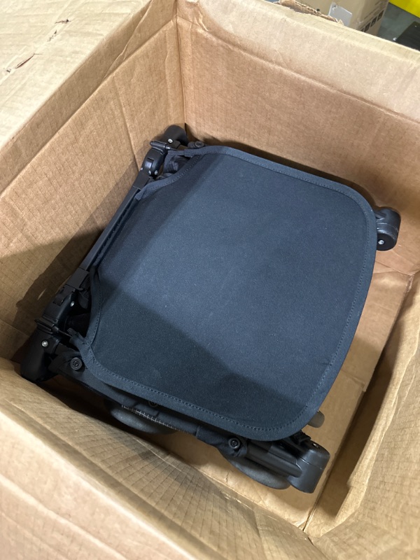 Photo 1 of gb Pockit Air All Terrain Ultra Compact Lightweight Travel Stroller with Breathable Fabric in Velvet Black Velvet Black Pockit Air
