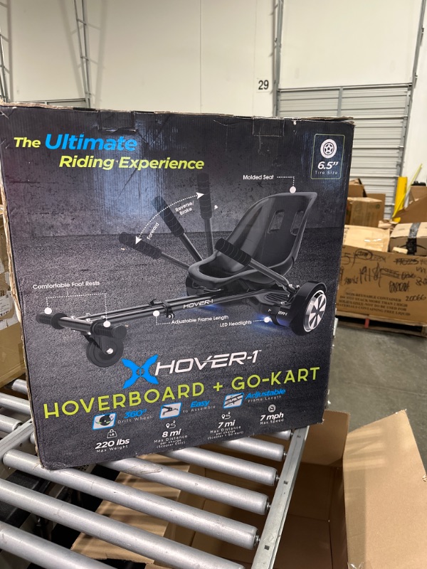 Photo 2 of Hover-1 Ultra Electric Self-Balancing Hoverboard Scooter Ultra + Go-Kart Scooter Black