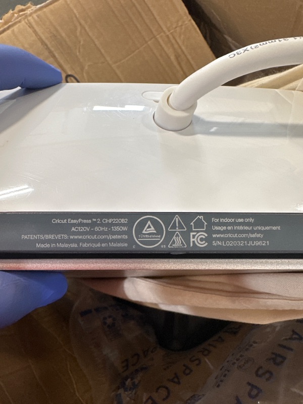 Photo 1 of Cricut EasyPress 2 Heat Press Machine (12" x 10"), Ideal for Sweatshirts, T-Shirts, Blankets & More, Precise Temperature Control, Features Insulated Safety Base & Auto-Shut Off, Raspberry Raspberry 12" x 10"