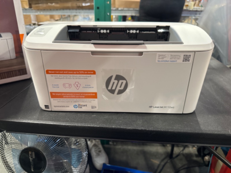 Photo 3 of HP LaserJet M110we Wireless Black and White Printer with HP+ and Bonus 6 Months Instant Ink (7MD66E) New Version: HP+, M110we