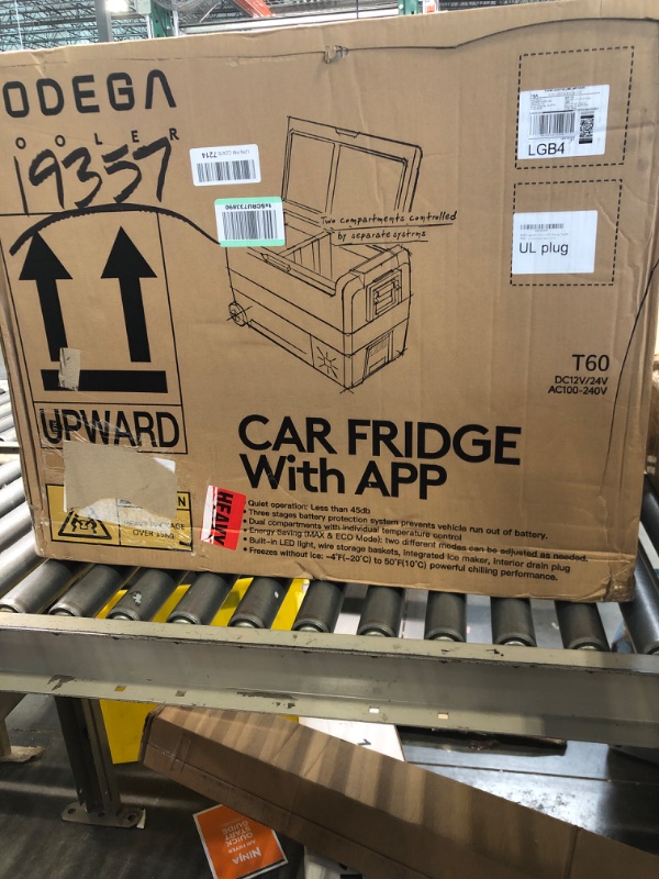 Photo 4 of BODEGA ?Upgraded? 12 Volt Refrigerator, Car Fridge Dual Zone WIFI APP Control, 64 Quart?60L?-4?-68? Portable Freezer, Car Cooler, 12/24V DC and 100-240V AC for Outdoor, Camping, Travel,RV 64 Quart T 64 Quart (60L)