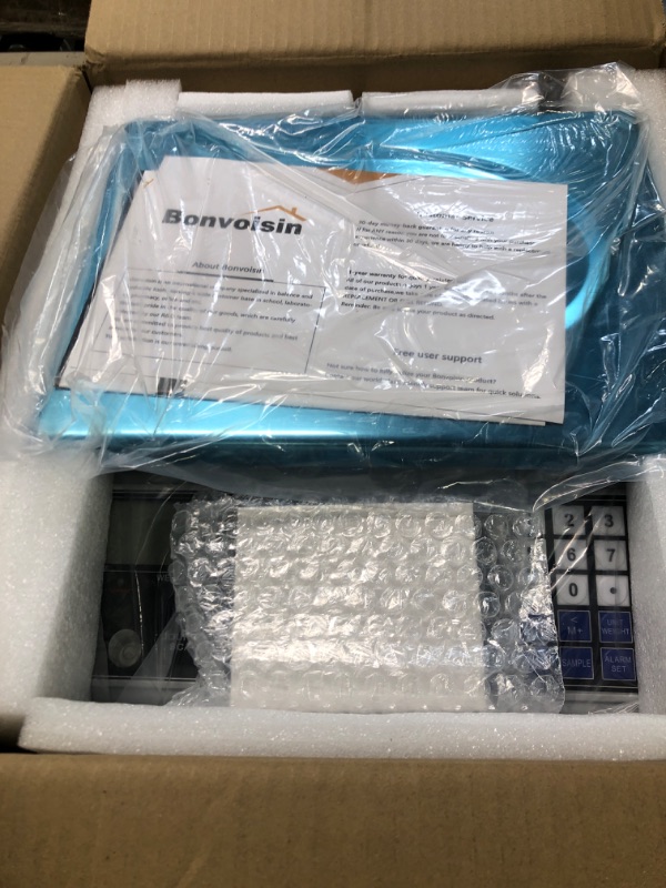 Photo 1 of Bonvoisin Industrial Counting Scale Digital Scale for Parts and Coins kg/g/lb Electronic Gram Scale Inventory Counting Scale Industrial Parts Coins Piece Counting Scale (30kg/66lb, 1g)