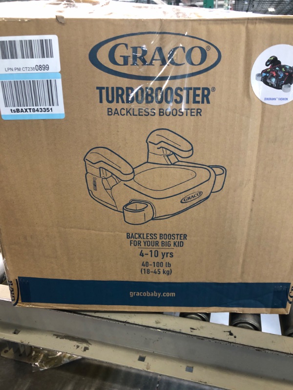 Photo 4 of Graco TurboBooster Backless Booster Car Seat, Dinorama