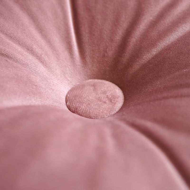 Photo 1 of 
ARTMAGIC Flower Shaped Velvet Decorative Throw Pillow Cushion Ultra Soft Cute Floor Pillow for Couch Bed Sofa, Dusty Pink, 16x16 inch