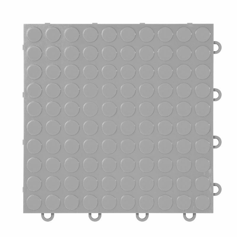 Photo 1 of 
IncStores Nitro Snap-Together Garage Flooring Tiles, Non-Slip Interlocking Plastic Floor Tiles, Garage Organization, Workshops & Trailers | Coin Pattern...10 pieces