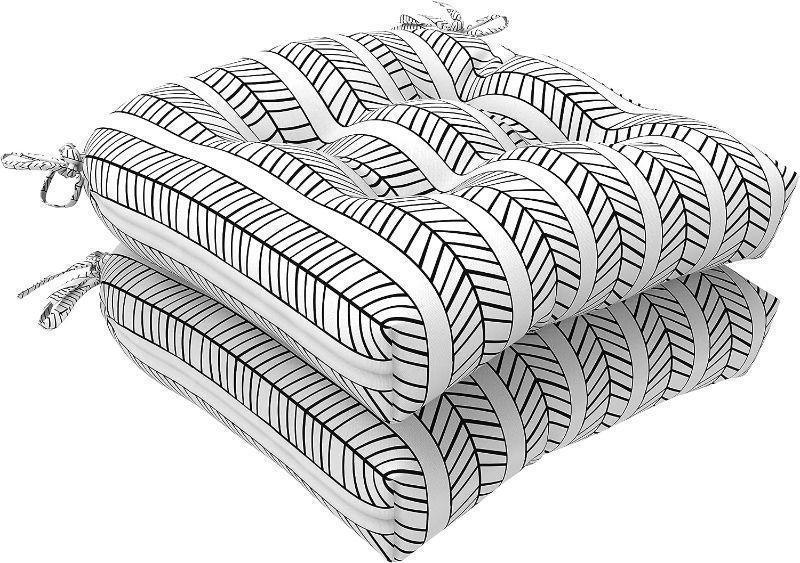 Photo 1 of 
LVTXIII Outdoor/Indoor U-Shaped Seat Cushion, Decorative Tufted Chair Pads Wicker Seat Cushions Set for Patio Garden Home Office Furniture, 19"x19"...