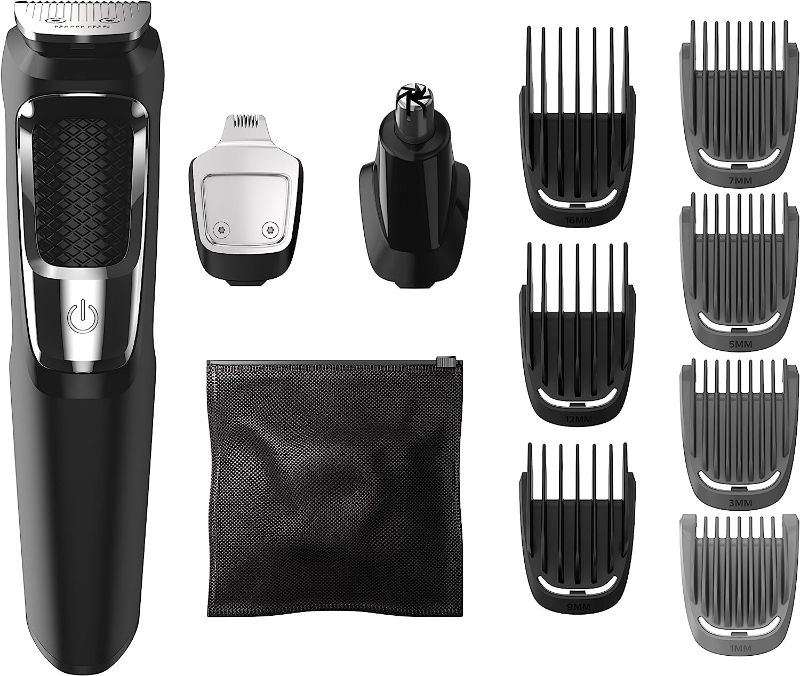 Photo 1 of 
Philips Norelco Multigroomer All-in-One Trimmer Series 3000, 13 Piece Mens Grooming Kit, for Beard, Face, Nose, and Ear Hair Trimmer and Hair Clipper, NO...