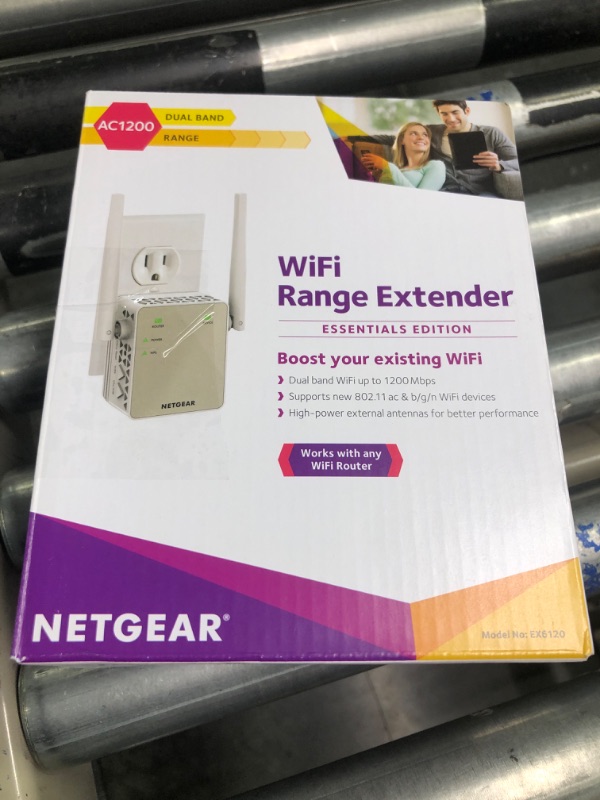 Photo 2 of NETGEAR Wi-Fi Range Extender EX6120 - Coverage Up to 1500 Sq Ft and 25 Devices with AC1200 Dual Band Wireless Signal Booster & Repeater (Up to 1200Mbps Speed), and Compact Wall Plug Design WiFi Extender AC1200